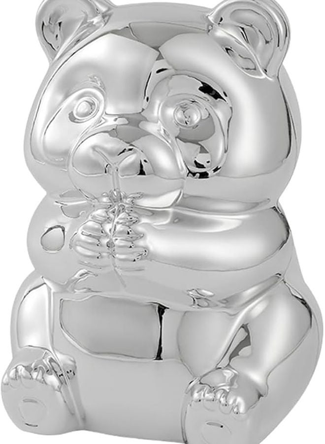 Plating Panda Tissue Box Dispenser Modern Animal Pattern Space Saving Home Office Decor - Image 3